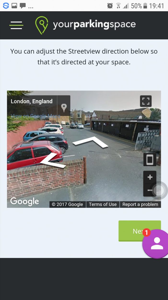 Photo of Parking space at Rutland Road, E9