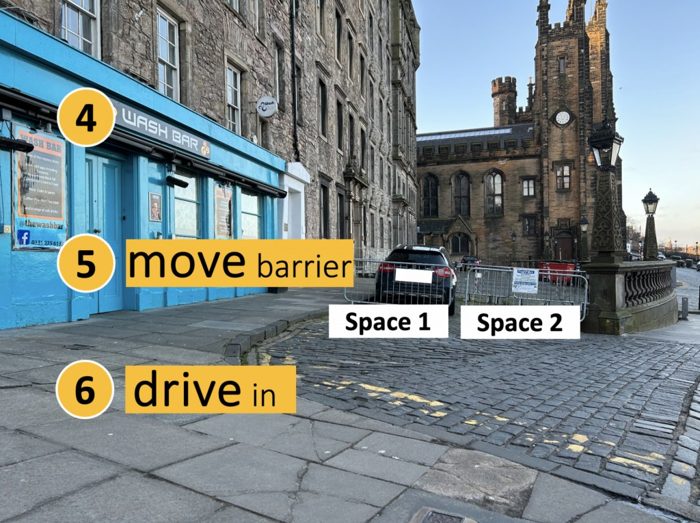 Photo of North Bank Street, Edinburgh, EH1
