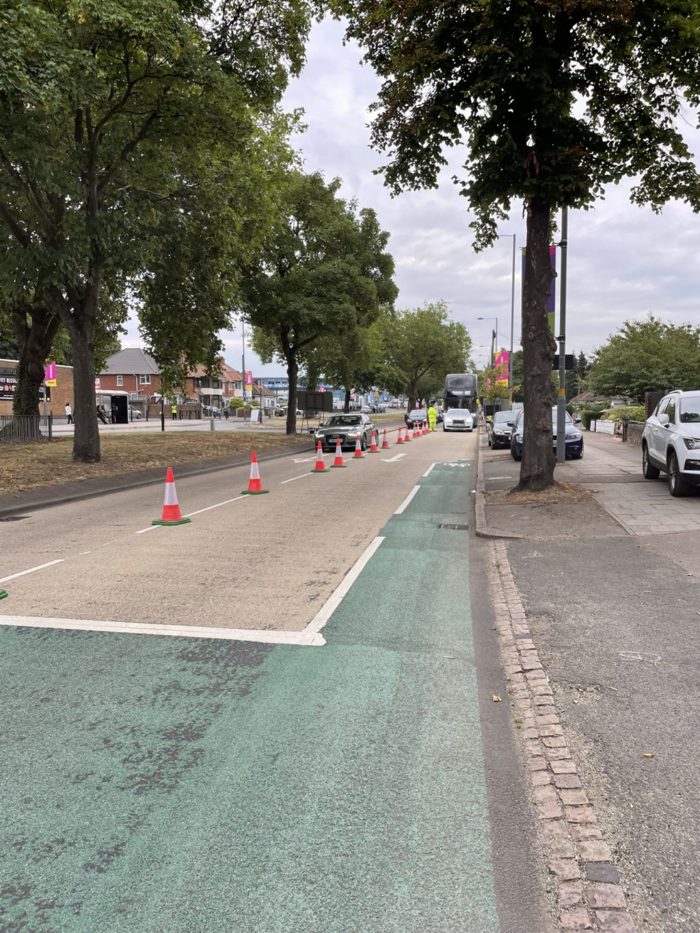 Photo of College Road, B44