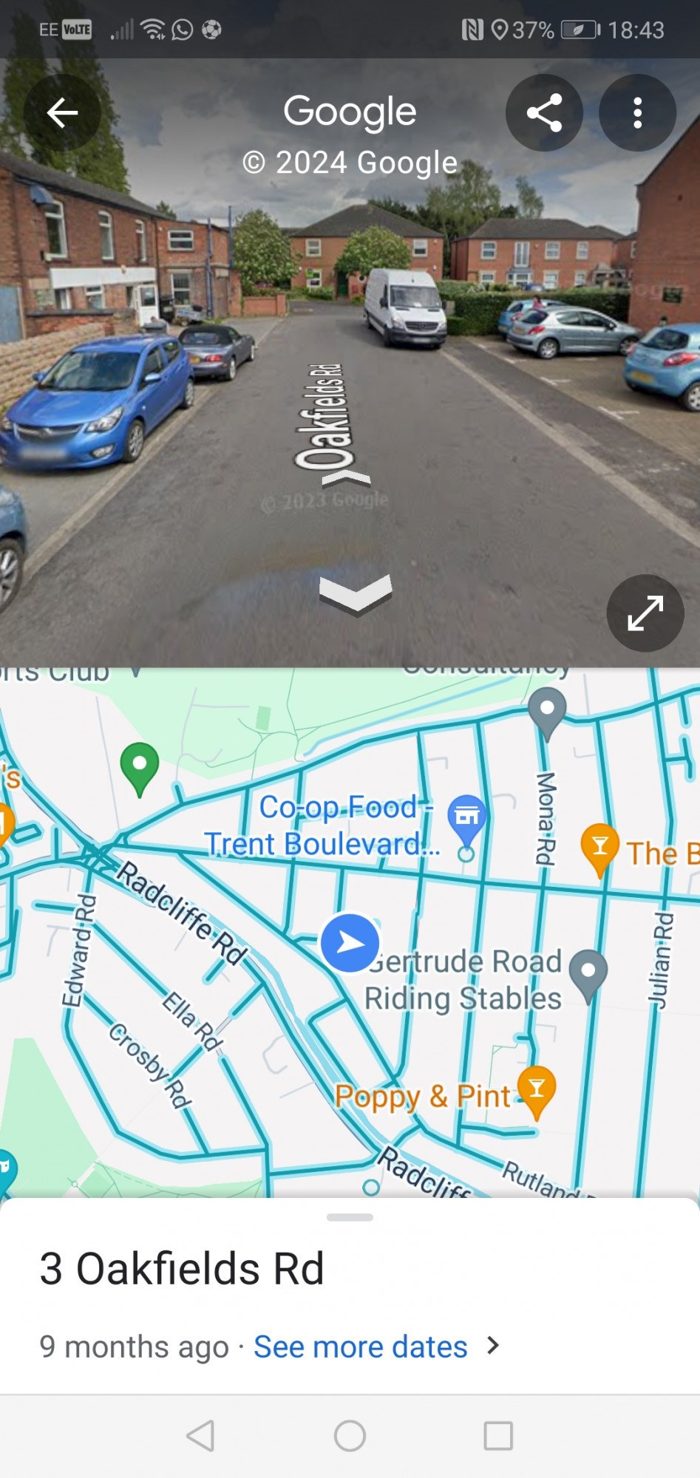 Photo of Oakfields Road, Rushcliffe, NG2