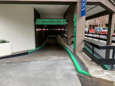 Parking space at Holiday Inn Regent's Park, W1W