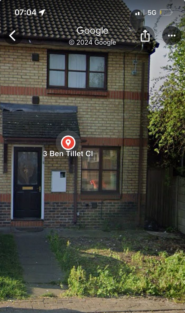Photo of Ben Tillet Close, London City, E16