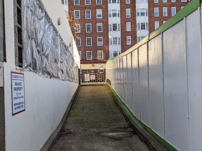 Photo of Allocated Space on Sloane Avenue